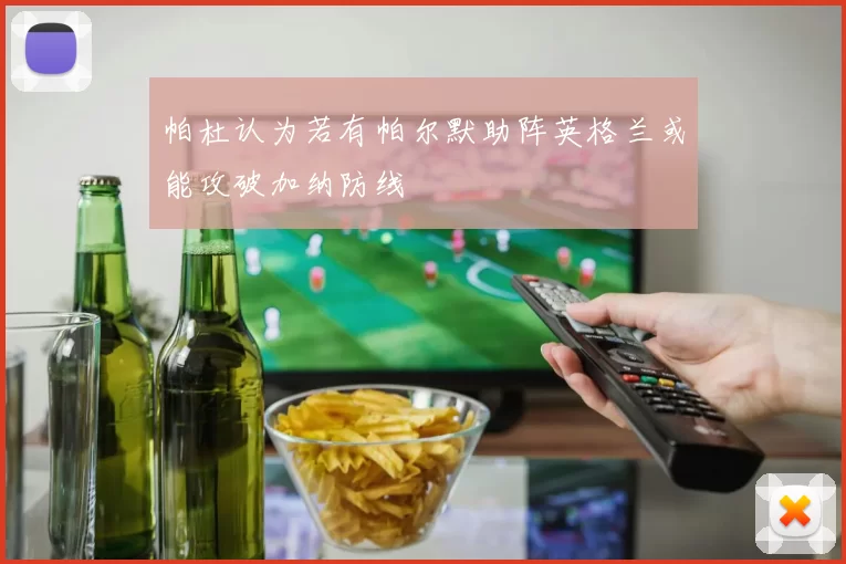 帕杜认为若有帕尔默助阵英格兰或能攻破加纳防线